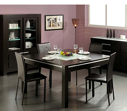 Matrix Square Dining Table in Wenge