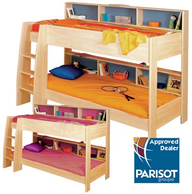 Tam Tam Bunk Bed with Shelves