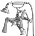 Imperial Pillar Mounted Bath Shower Mixer Tap and Kit