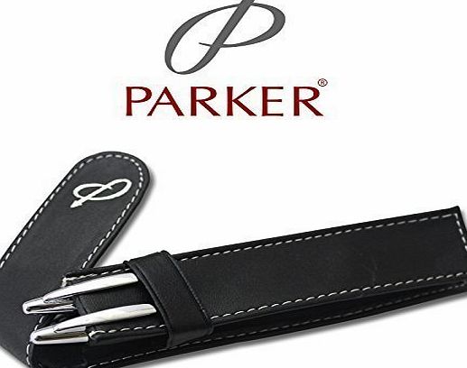 Parker Faux Leather Pen Case Pouch