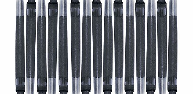 Parker Quink Ink Cartridges Washable - Black (Blister Pack of 15)