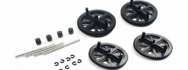 Parrot AR Drone 2.0 Pinion Gear For Motor Spare Parts 4pcs   Parrot AR Drone Quadricopter 2.0 amp; 1st Original Spare Parts Gears With Shafts and Circlips Set