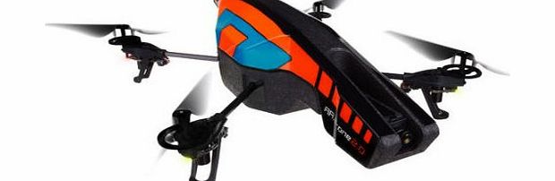 Parrot AR.Drone 2.0 with Outdoor Hull (Orange/ Blue)