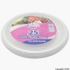 Plastic Disposable Plates 25cm Pack of 25