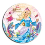 Party Delights Barbie Island Princess Paper Dessert Plates 18cm (10pk)