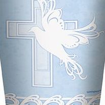Party Savvy Cross amp; Dove Christening Communion Boy Blue Party Tableware - 8 Paper Cups 9Oz