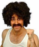 Partyrama Brown Marathon Wig with Tash