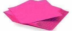 Partyrama Pack of 20 x Hot Pink Paper Napkins (2Ply)