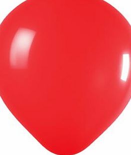 Partyrama Red 12 Inches Metallic Helium Quality Latex Balloons - Pack of 50