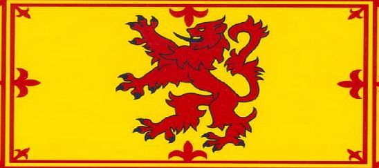 Partyrama Scotland Flag Display 5ft x 3ft Scottish Lion - Flag: 5ft x 3ft Scottish Lion
