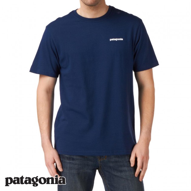 Patagonia Mens Patagonia P-6 T-Shirt - Classic Navy