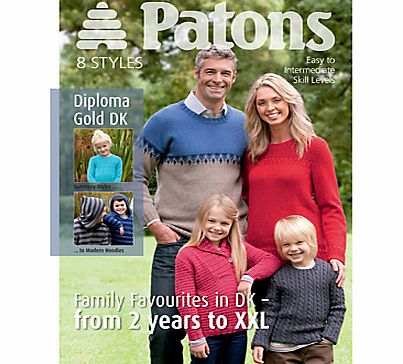 Patons Knitting Patterns, Family Favourites
