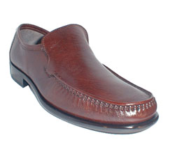 Patrick Cox Antique leather round toe loafer
