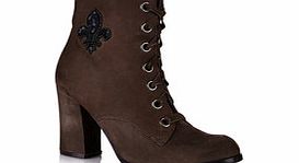 Patrick Cox Womens Britney brown leather boots