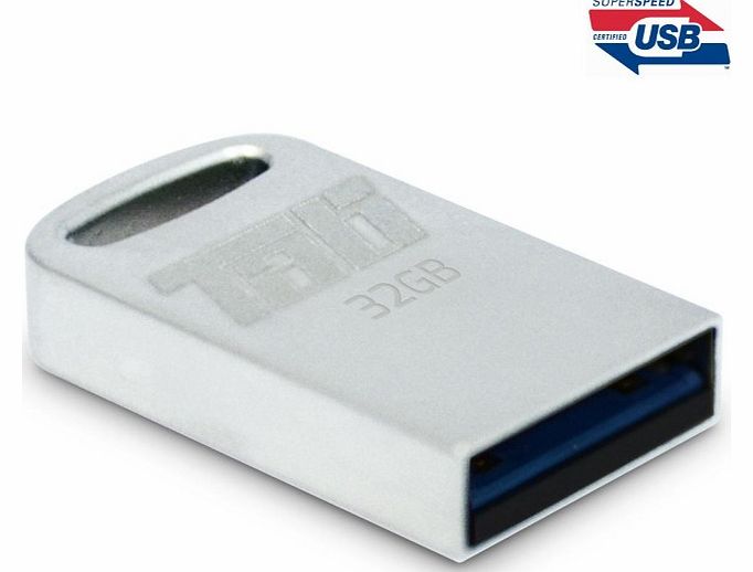 Patriot Tab - USB flash drive - 32 GB - USB 3.0 - silver