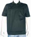Paul & Shark Black 3 Button Cotton Polo Shirt