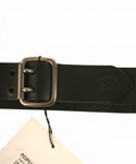 Paul & Shark Black Leather Belt - upto 38 Waist