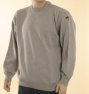 Paul & Shark Mens Light Grey Buttoned Shoulder Knitted Sweater