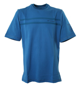 Paul and Shark Blue Pique T-Shirt