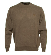 Paul and Shark Brown Sweater
