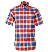 Paul and Shark Red, Blue and White Check Shirt