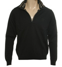 Black1/4 Zip Sweatshirt