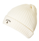 Cream Ribbed Hat