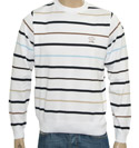 White Stripe Sweater