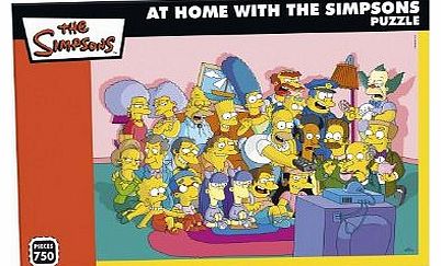 Paul Lamond Games Simpsons 750 Piece puzzle At Home