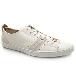 Paul Smith Male P.S West Leather Upper Fashion Trainers in White