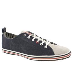 Male Ps Musa (2) Fabric Upper Fashion Trainers in Navy