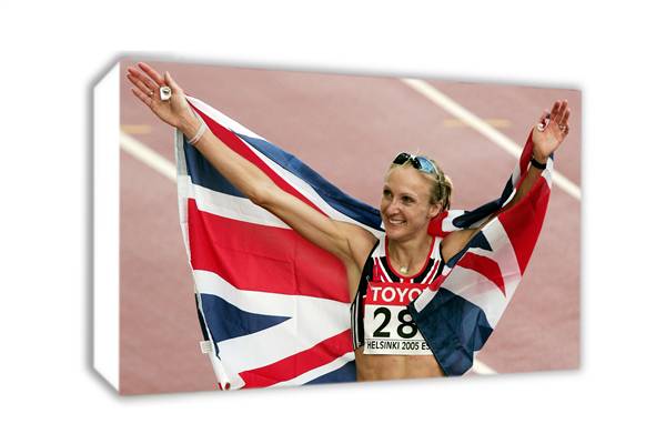 Paula Radcliffe celebrates - Canvas Collection