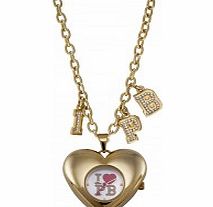 Pauls Boutique Ladies Gold Necklace Watch