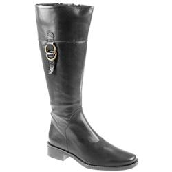 Pavacini Female Cad614 Leather Upper Textile/Other Lining Comfort Boots in Black, Brown, Brown Multi