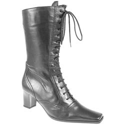 Female Cad811 Leather Upper Textile Lining Comfort Ankle Boots in Black, Brown