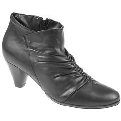 Pavacini Female Cad813 Leather Upper Textile/Other Lining Comfort Ankle Boots in Black