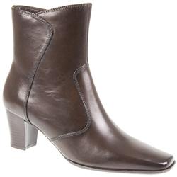 Female Carm802 Leather Upper Textile Lining Ankle in Dark Brown