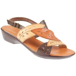 Female Des506 Leather Upper Leather Lining Casual in Brown Multi