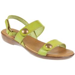 Pavacini Female Des959 Leather Upper Leather Lining Casual Sandals in Green