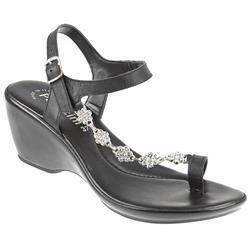 Female Fad901 Leather Upper Comfort Party Store in Black, Silver