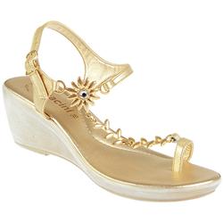 Female Fad953 Leather Upper Comfort Party Store in Gold, Silver