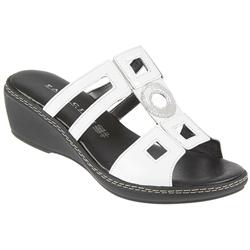 Female Jes959 Leather Upper Leather Lining Comfort Summer in White