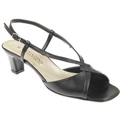 Pavacini Female Zod654 Leather Upper Leather Lining Comfort Sandals in Black
