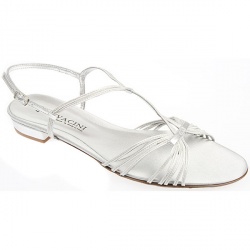 Pavacini Womens Zod563 Other leather Lining Comfort Sandals in Silver