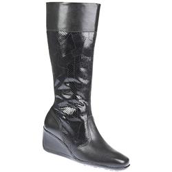 Female Gigi Boots in Black, Brown