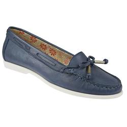 Pavers Comfort Female NAP1102 Leather Upper Leather Lining Casual Shoes in Blue, Coral, Off White, Purple