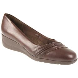 Pavers Comfort Female Pic510 Textile Lining Casual Shoes in Brown