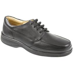 Pavers Comfort Mens Kemp602 Leather Upper Leather Lining Lace Up in Black, Brown