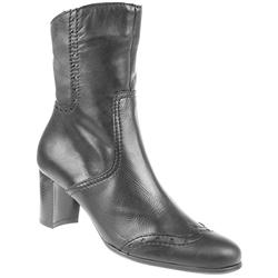 Female Cadsp802 Leather Upper Textile/Other Lining Comfort Boots in Black