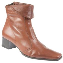 Pavers Female Cadsp809 Leather Upper Textile/Other Lining Comfort Ankle Boots in Brown